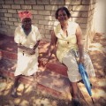 two south african women having a break