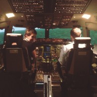 me flying a plane - flight simulator
