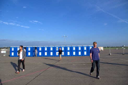 abandoned airport tempelhof - Berlin Festival