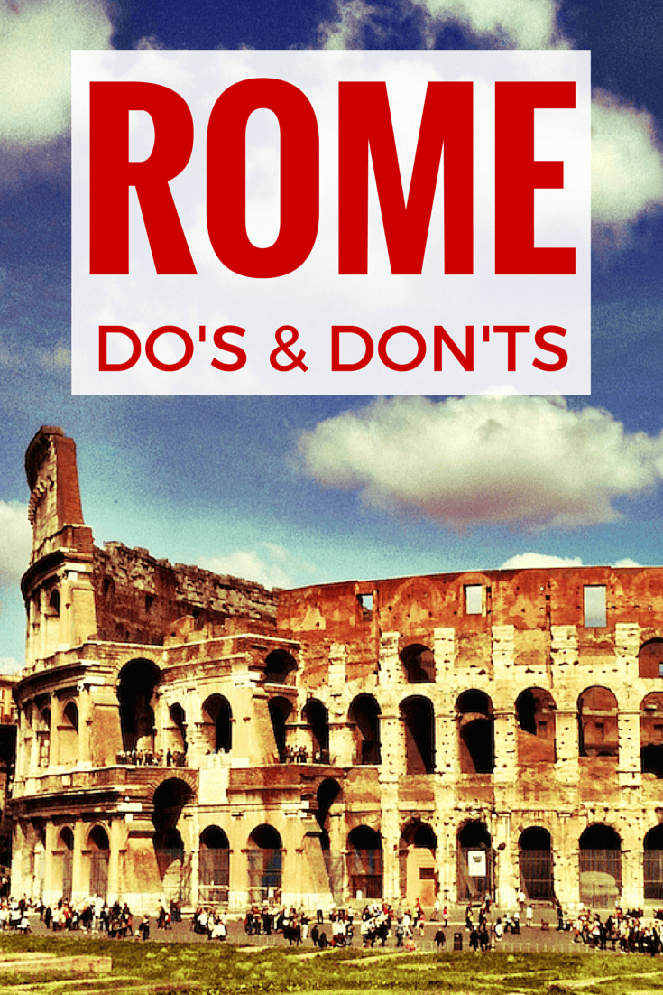 You're looking for some things to do in Rome? Here are my ultimate tips! Some do's and some don'ts for your perfect trip to Rome! The must do's when in Rome and what kind of things you should never ever do when in Rome! Plus: there's a VIDEO!