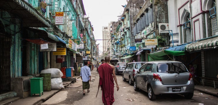 myanmar reise