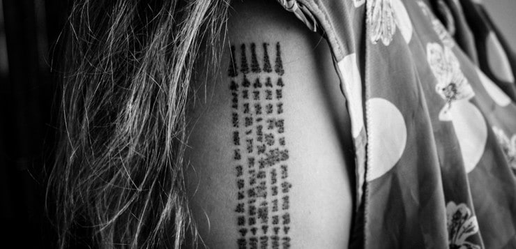 sak yant thai tattoo