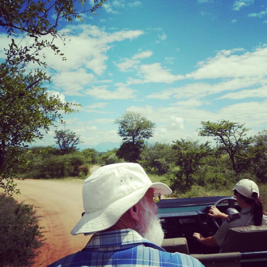 on the way to the private game reserve