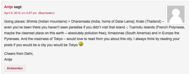 you would be tokyo