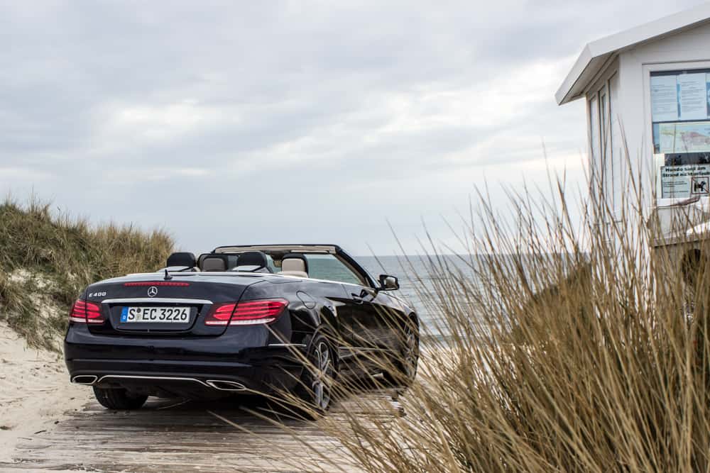408 horse power under my butt – With the new E-Class to Sylt and back