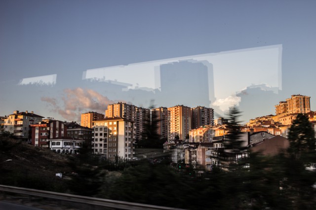 skyline with buildings