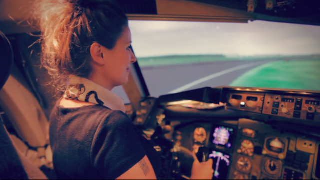 me in a flight simulator
