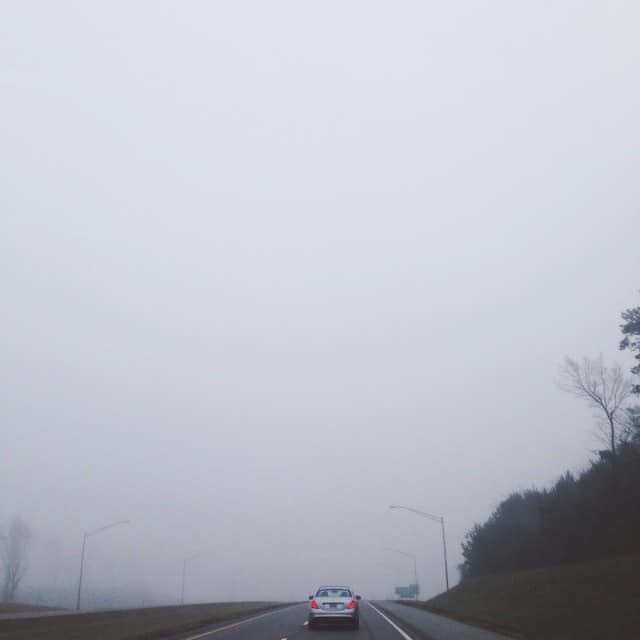 s-class mercedes fog