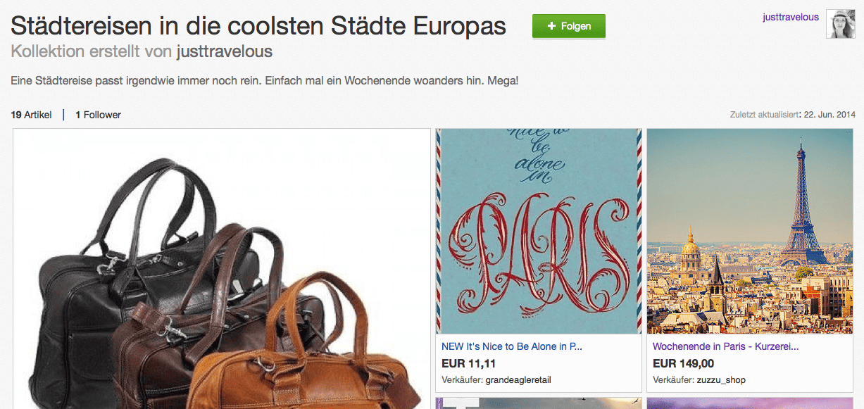 Reisen buchen bei eBay. Geht das?