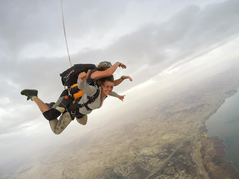 A story about Skydiving in Jordan