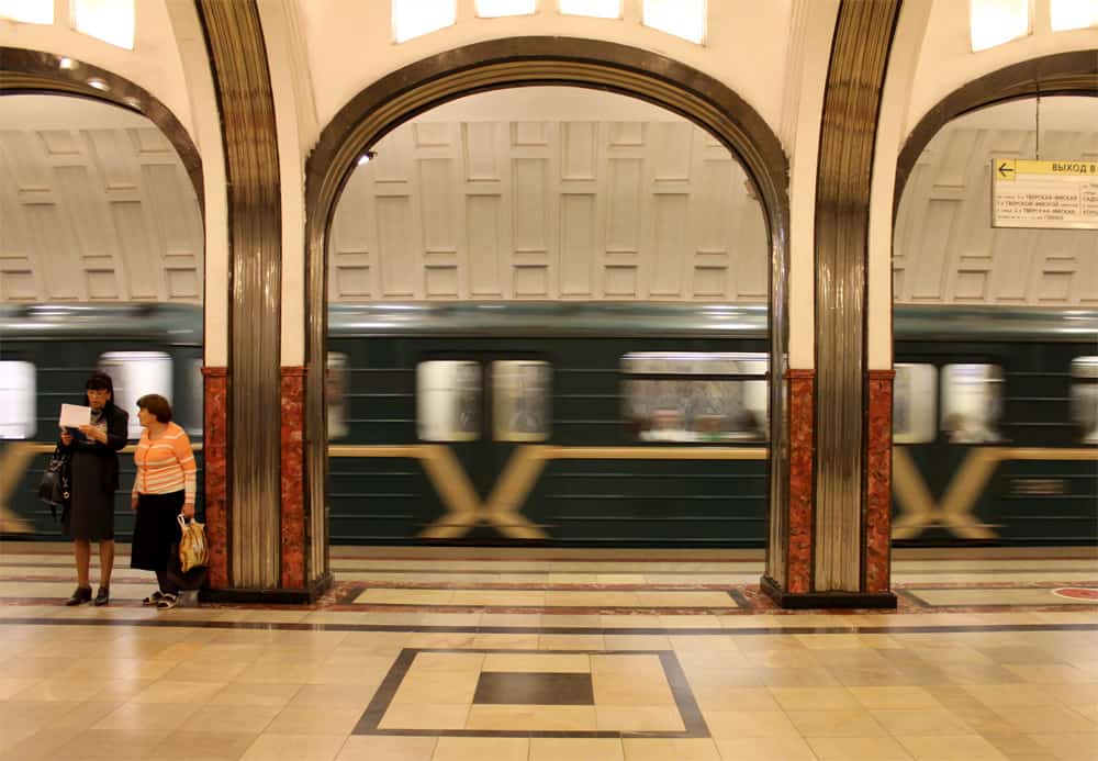Die 5 schönsten Stationen der Moskauer Metro.