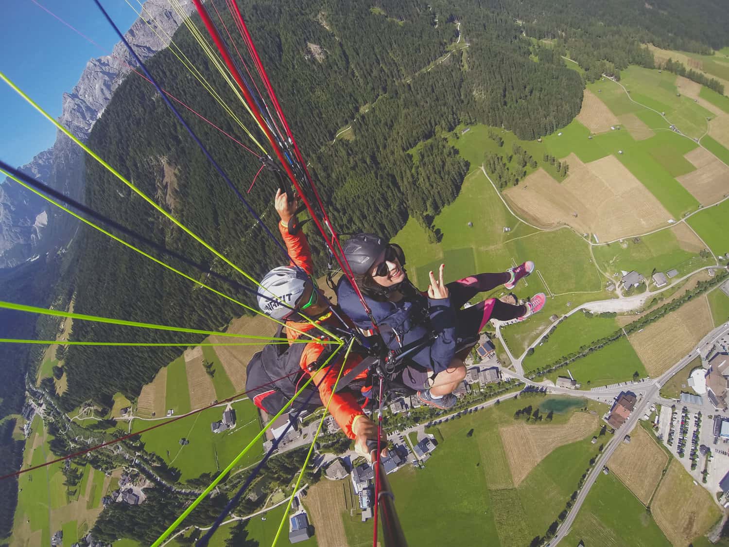 paragliding gleitschirmfliegen suedtirol road trip