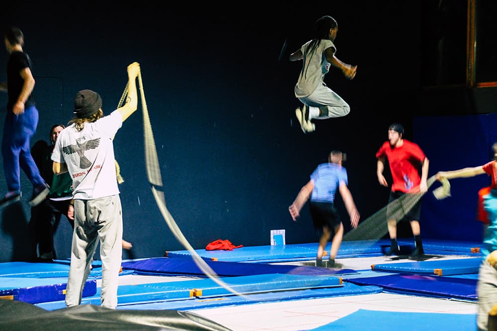 Kinder in der Freestyle Academy Laax