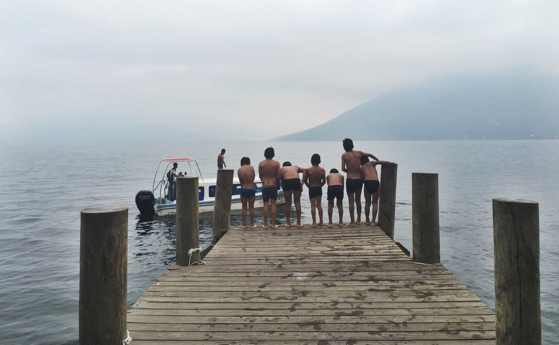 Dock San Marcos Kids playing