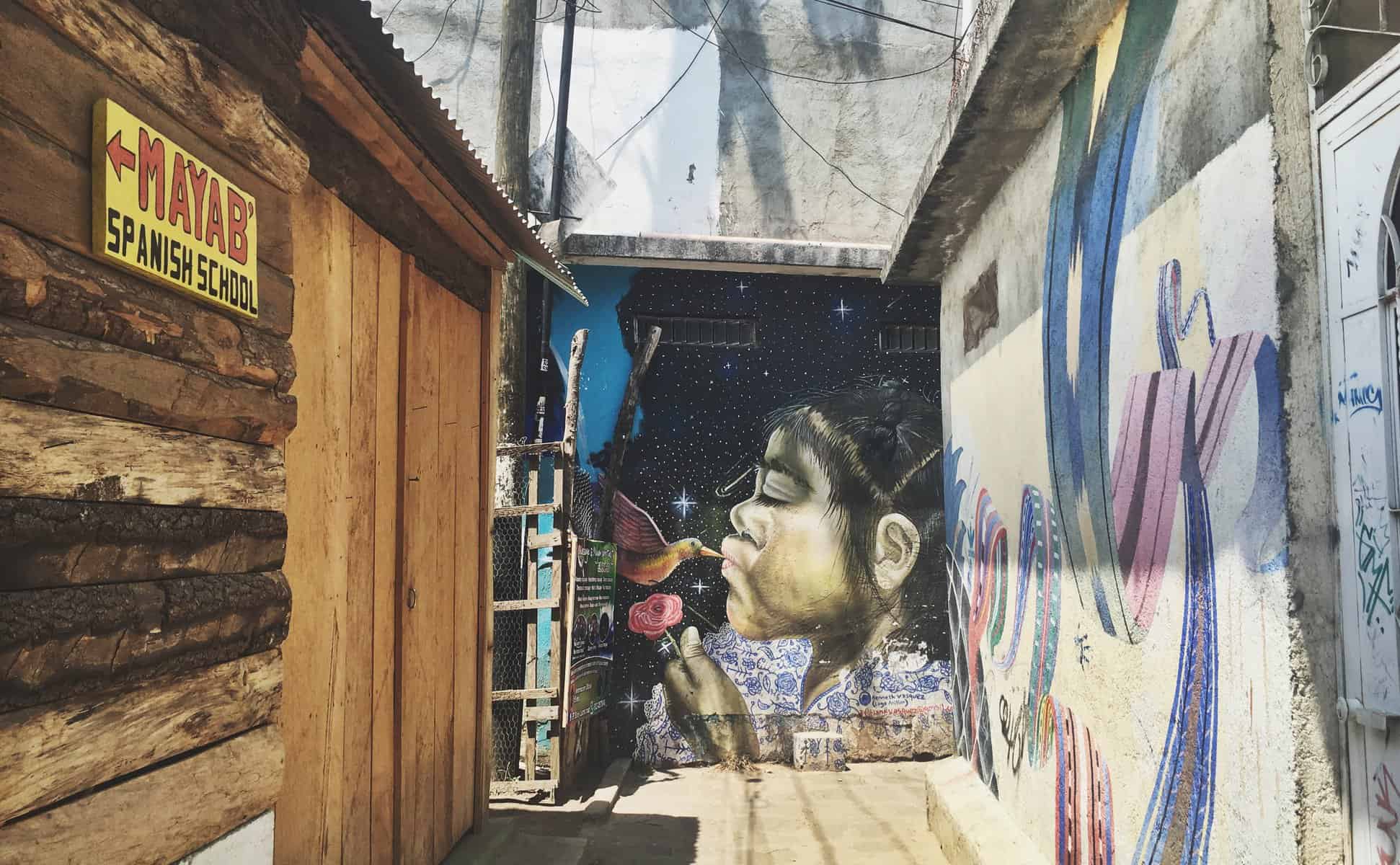 Street Art San Pedro Lake Atitlan Guatemala