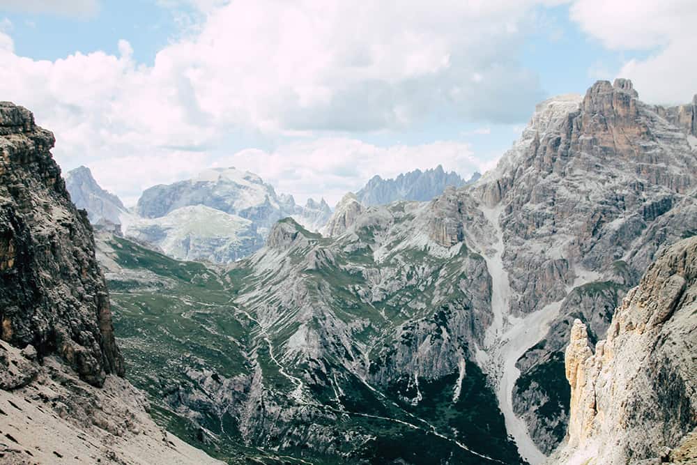 Bergwelt bei den Drei Zinnen