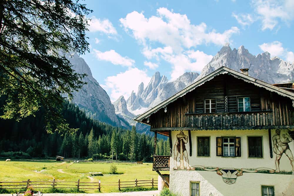 Altes Bauernhaus im Fischleintal
