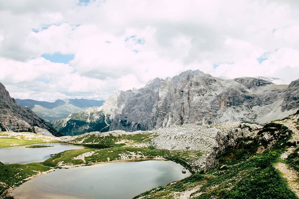 Bergsee bei der Drei Zinnen Huette