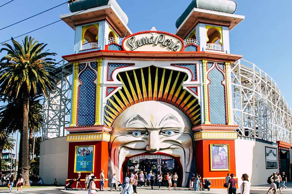 Vergnuegungspark St. Kilda - Reise nach Melbourne