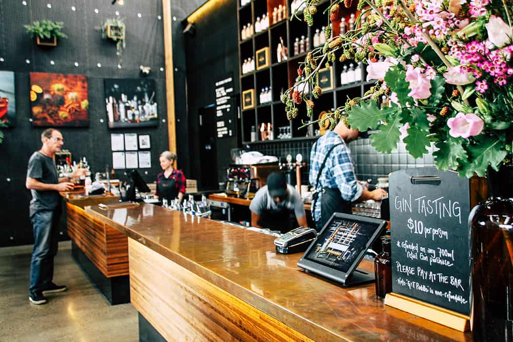 Gin Tasting im Four Pillars