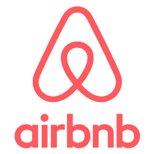 Airbnb Logo with red font on a white background - one of the side hustles in the netherlands