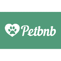 petbnb logo white font on a green background