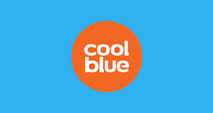 cool blue logo - best electronics online shopping netherlands; logo is a orange circle on a blue background