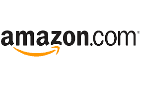 amazon.com logo - black text with yellow arrow on white background