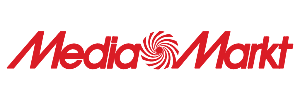 media markt logo - red text on a white background
