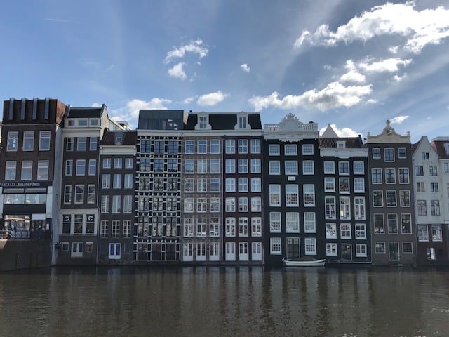 buildings overlooking a canal